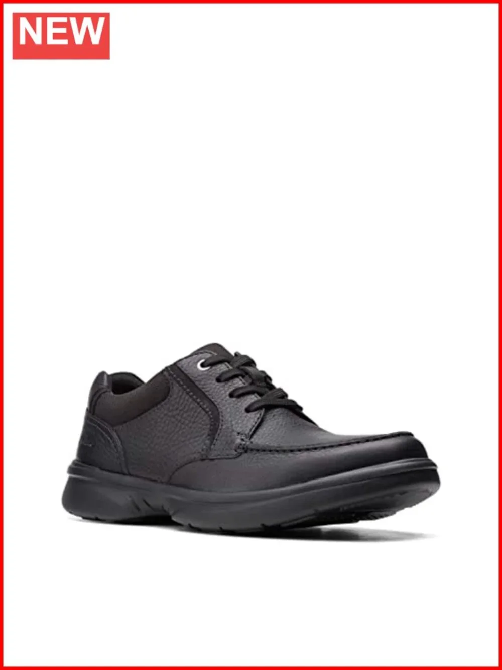 Black Tumbled Leather Lace-Up Oxfords with OrthoLite Footbed